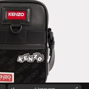 Kenzo Jungle Crossbody Small Leather Bag Black ケンゾー knz0152043_blk_00.jpg